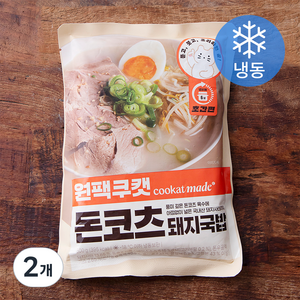 쿠캣 돈코츠 돼지국밥 (냉동), 500g, 2개