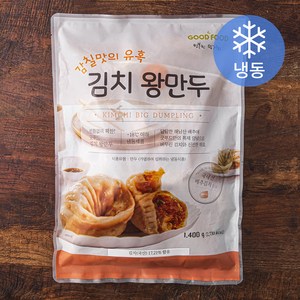 굿푸드 김치 왕만두 1 (냉동), 1400g, 1개