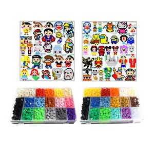 블럭N스토리 디폼블럭 기본 + 추가 22색 + 공용1 + 공용2 도안 세트, 혼합색상, 1개