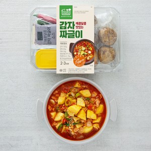 프레시밀 감자 짜글이 밀키트 2~3인분, 770g, 1팩