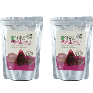 푸른들 백년초 분말, 2개, 500g