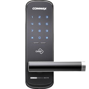 COMMAX 손잡이 일체형 무타공 스마트 도어락 + 카드키 3p CDL-305M, 고객직접설치