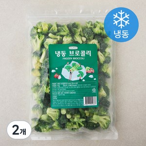 웰프레쉬 브로콜리 (냉동), 1kg, 2개