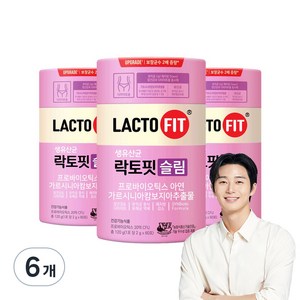 락토핏 슬림 유산균, 120g, 6개