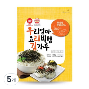 바다모아 우리엄마 요리비법 김가루, 500g, 5개