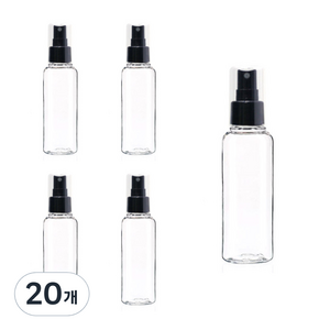 미스트 스프레이공병 100ml, 검정, 20개