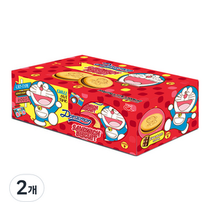 도라에몽 초콜릿향 샌드위치 비스킷, 300g, 2개