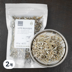 ZERO 낭장망 볶음조림용 멸치, 120g, 2개