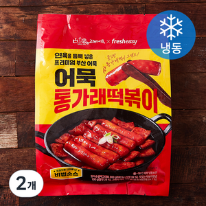 프레시지 고래사어묵 어묵 통가래떡복이 (냉동), 500g, 2개