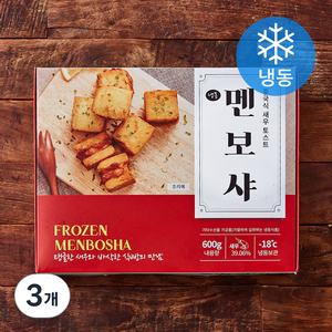 엠디에스 멘보샤 (냉동), 600g, 3개