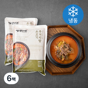 삼원가든 소고기 우거지탕 (냉동), 600g, 6팩