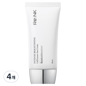 리엔케이 브라이트닝 셀 에센스 선크림 SPF50+ PA++++, 50ml, 4개