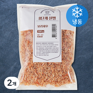 8단계 선별한 보리새우 (냉동), 300g, 2개