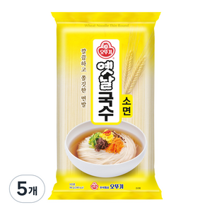 오뚜기옛날 국수 소면, 900g, 5개