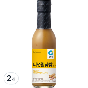 대상 청정원 피넛월남쌈 소스, 240g, 2개