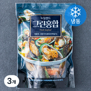 아라찬 뉴질랜드 그린홍합 (냉동), 500g, 3개