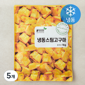 이안 스팀고구마 (냉동), 5개, 1kg