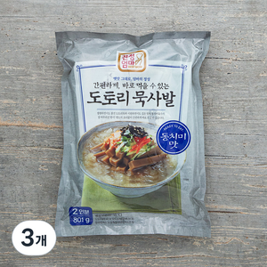 친정엄마 도토리묵사발, 801g, 3개