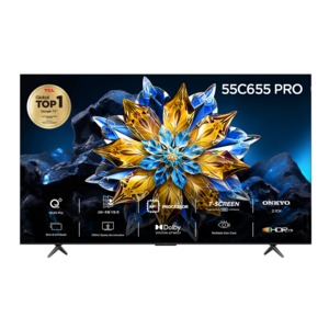 TCL 4K QLED PRO 로컬디밍 스마트TV, 139cm(55인치), 55C655 PRO, 스탠드형, 방문설치