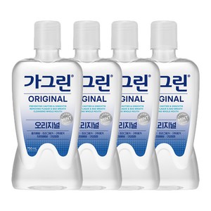 가그린 오리지널 구강청결제, 750ml, 4개