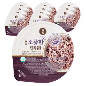 곰곰 소중한 잡곡밥, 210g, 12개