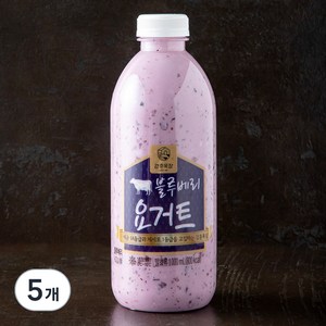 강훈목장 수제요거트 블루베리, 1000ml, 5개