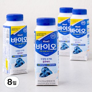 매일바이오 드링킹 블루베리, 250ml, 8입