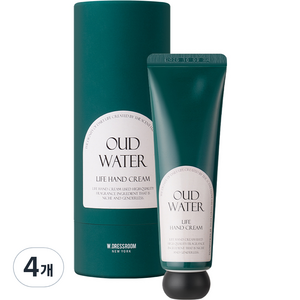 더블유드레스룸 라이프 핸드크림 오드워터, 50ml, 4개