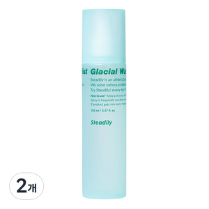 스테들리 빙하수 알로에 열모공 미스트, 스테들리 미스트150ml 2개, 2개, 150ml