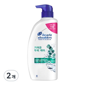 헤드앤숄더 토탈 솔루션 가려운 두피 케어 샴푸, 850ml, 2개