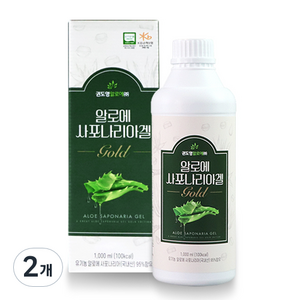 권도영알로에 유기농 알로에 사포나리아 겔, 2개, 1L