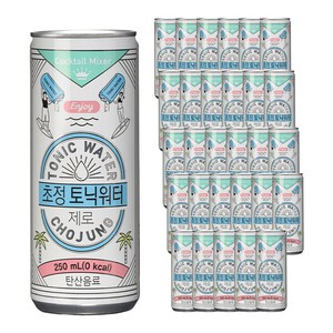 일화 초정 토닉워터 제로, 250ml, 30개