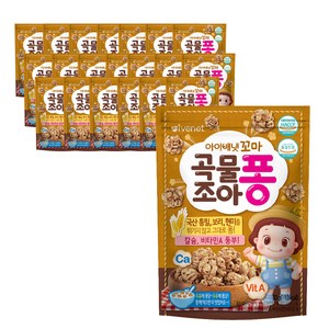 아이배냇 꼬마 곡물조아퐁 과자 30g, 곡물맛, 21개