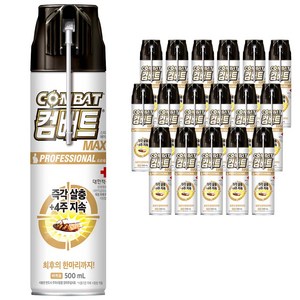 컴배트 프로페셔널 맥스 바퀴용 에어졸, 500ml, 18개