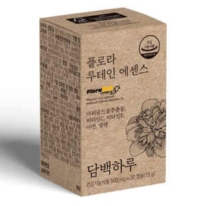 담백하루 플로라 루테인 에센스 15g, 30정, 1개