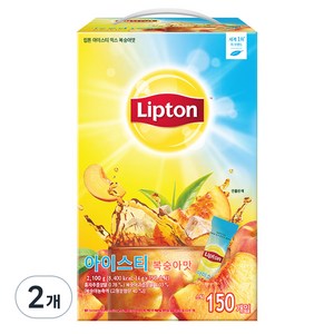 립톤 아이스티믹스 복숭아맛, 14g, 150개입, 2개
