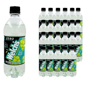 웰치스 제로 샤인머스캣, 500ml, 24개