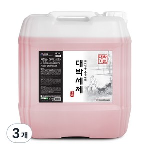 대박세제 식기세척기용 중성세제, 3개, 18.75L