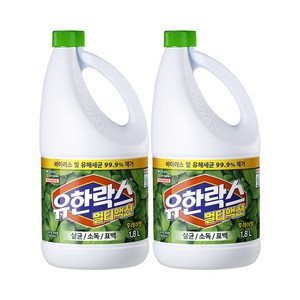 유한락스 멀티액션 후레쉬, 1.8L, 2개