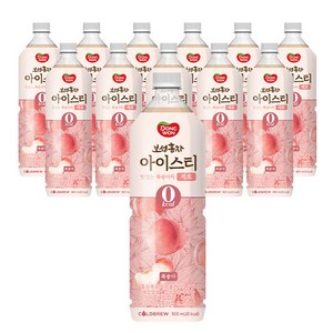 동원보성홍차 아이스티 제로 복숭아차, 900ml, 12개