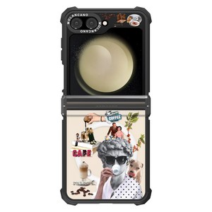 모란카노 임팩트 콜라주 6종 맥세이프 디자인 투명 범퍼 휴대폰 케이스
