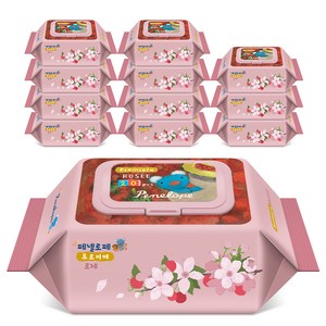 페넬로페 프르미에 로제 아기물티슈 휴대캡형 65평량, 20개입, 12개