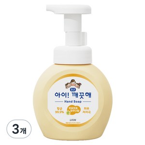 아이깨끗해 핸드워시 순 보송보송 파우더향, 250ml, 3개