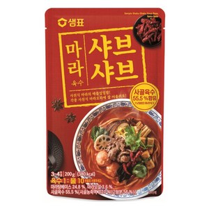 샘표 마라 샤브샤브 육수, 200g, 1개