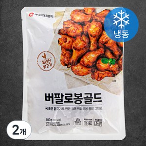 마니커에프앤지 버팔로봉골드 (냉동), 400g, 2팩