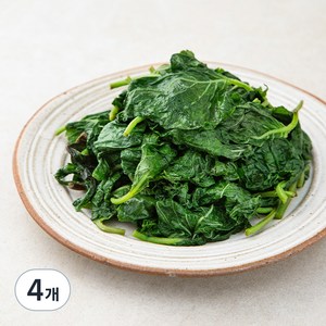 국내산 데친 깻잎, 200g, 4개