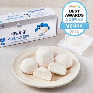 매일우유 아이스 크림떡 우유크림 6개입 (냉동), 360g, 1개