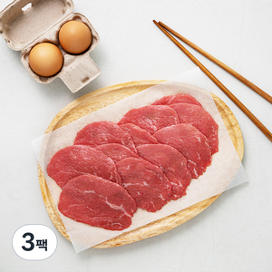 쿡앤미트 호주산 와규홍두깨 육전용 (냉장), 300g, 3팩