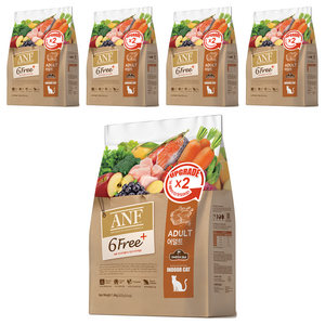 ANF 식스프리플러스 캣 기능성 사료, 어덜트, 1.6kg, 5개