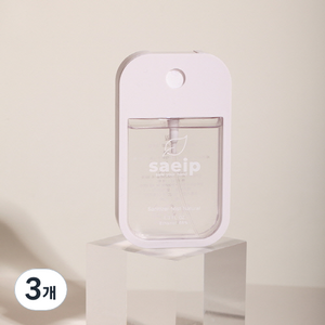 saeip 세니타이저 미스트 손소독제 네츄럴 무향, 40ml, 3개